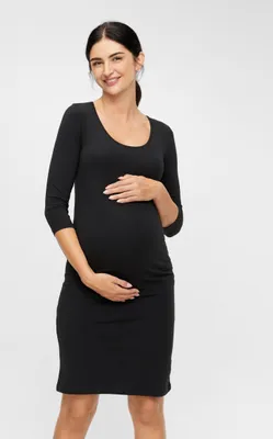 Produktbild von Knielanges Stretch Umstandskleid MLLEA | L