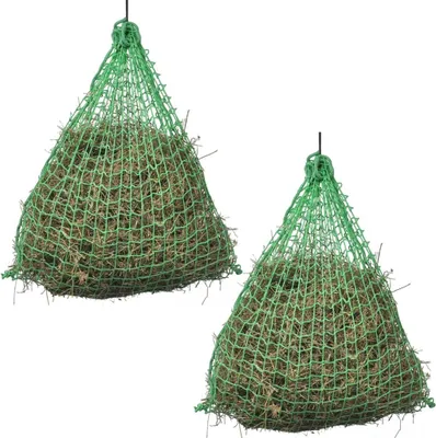 Obrázok produktu pre vidaXL Siete na seno 4 ks. Okrúhle 0,75x0,5 m PP
