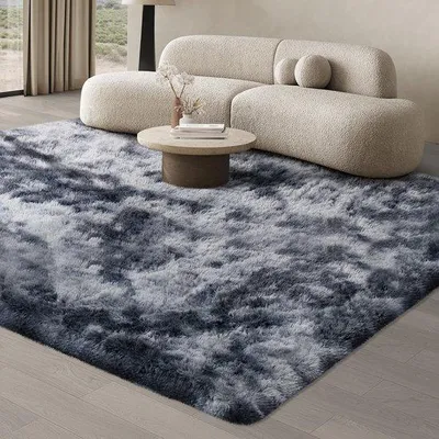 Imagen del producto de Alfombra Unyqoos® de pelo alto, 200x300 cm – Estilo "shaggy", pelo de 4 cm, lavable y antideslizante, ideal para salones y dormitorios