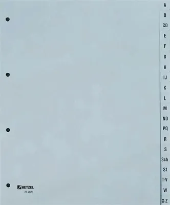 Produktbild von Register A4+ A-Z PP grau Packung mit 10 Stück