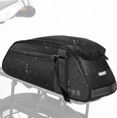 Produktbild von Fahrradtasche Gepäckträger toptrek 8L Volumen mit Regenschutz