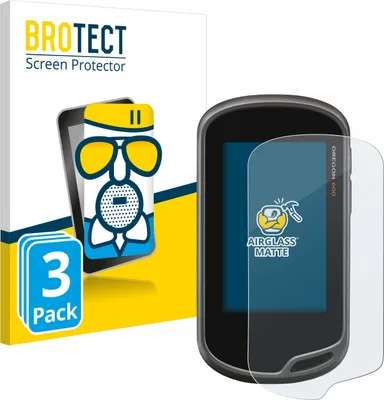 Produktbild von 3x BROTECT Entspiegelungs Schutzglas für Garmin Oregon 600 Schutzfolie Panzer Folie Glas Display Schutz matt