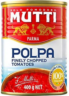 Produktbild von Mutti polpa di Pomodoro Tomatenpulpe Tomaten sauce 100% Italienisch 400g dose
