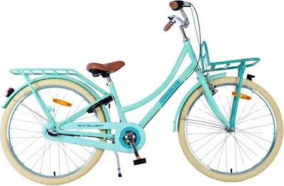 Produktbild von Volare Excellent Kinderfahrrad - Mädchen - 24 Zoll - Grün - 3 Gänge