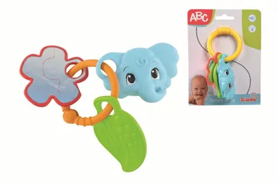 Produktbild von Simba 104010176 - ABC Elefanten Ringrassel