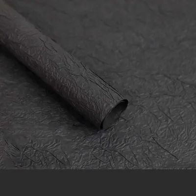 Productafbeelding van INF Handgemaakt papier met een steenachtige textuur - 10 stuks - Geschikt voor kunstwerken en cadeauverpakkingen. Kleur: zwart
