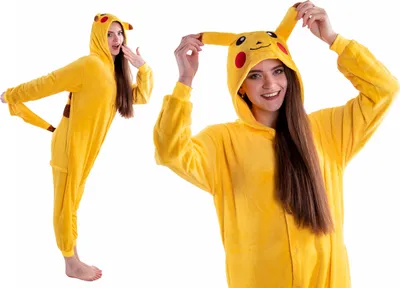 Produktbild von Kigurumi Onesie Pikachu Pyjamas, Größe XL