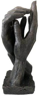 Immagine prodotto di Scultura in bronzo a forma di mano, ideale per una proposta di matrimonio