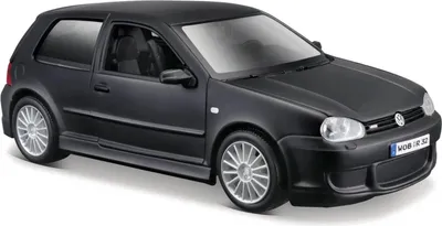Produktbild von Maisto - Volkswagen Golf R32, mattschwarz, 1:24