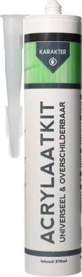 Productafbeelding van Acrylaatkit Universeel Zwart 310ml Karakter