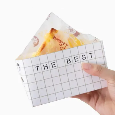 50er-Pack Sandwich-Boxen aus Karton, 13,2 x 6,9 x 6,9 cm