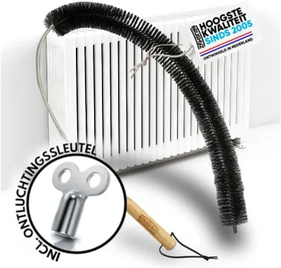 Produktbild von Heizkörperbürste 117 cm, Nylonborsten, für Heizung, Energieeinsparung