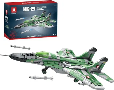 Produktbild von Reobrix 33024 Kampfjet Klemmbaustein Flugzeug 1387 Teile ab 14