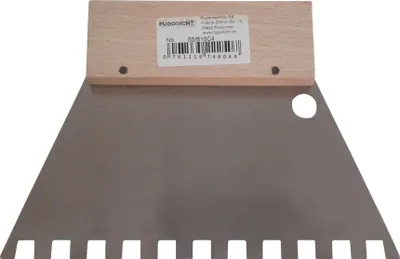 Produktbild von Leim Klebstoff Trapez Zahnspachtel Bodenleger 180mm x 130mm gezahnt C4 (8x8mm)