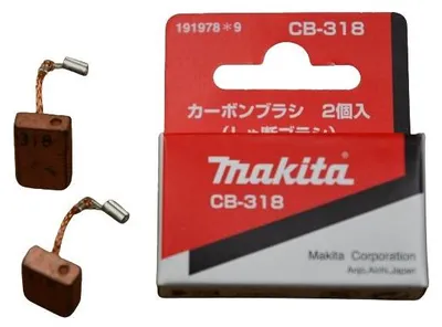 Produktbild von Makita 191978-9 original Kohlebürsten CB-318  9561 9562CV 9562CV