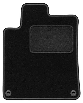Produktbild von Fahrermatte Velours für Citroen C5 I 2001-2008 (Limousine/Kombi) – 1-tlg, Schwarz, passgenau – Wielganizator LUX – Ausführung W0040