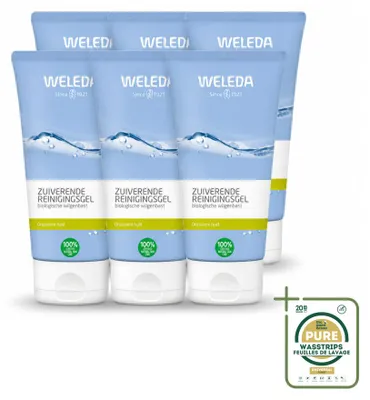 Zdjęcie produktu dla 6 x Żel oczyszczający Weleda do skóry problematycznej, 100 ml - zestaw ekonomiczny - 6 sztuk