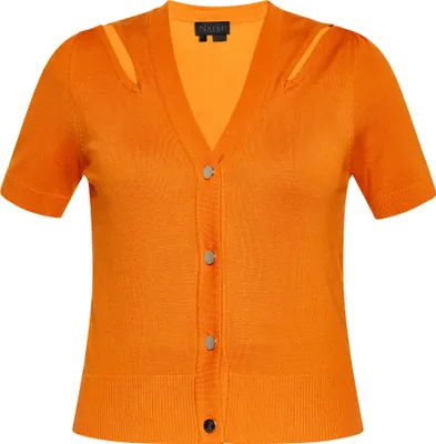 Image de NAEMI cardigan femme - orange, XXL