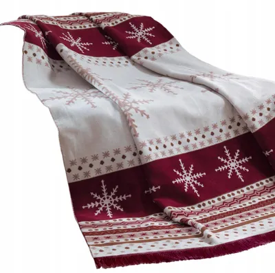 Produktbild von Darymex Baumwolle Decke 150x200 cm Mehrfarbig mit Fransen