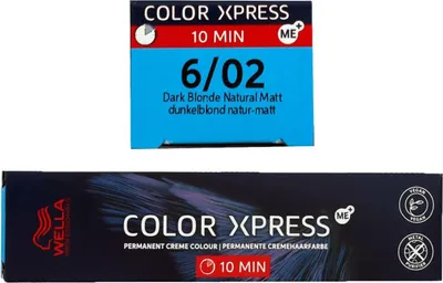 Produktbild von Wella Color Xpress 60 ml 6/02 dunkelblond natur matt Haarfarbe