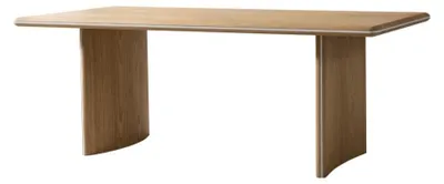 Produktbild von Eleganter Brauner Esstisch aus Holz für modernes Zuhause