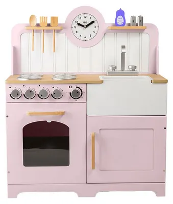 Produktbild von Tidlo Holz Spielküche Country rosa - Kinderküche mit Zubehör