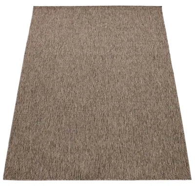 Produktbild von In- & Outdoor Teppich Flachgewebe einfarbig modern wetterfest für Terrasse Küche Grösse 140x200 cm