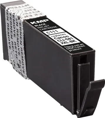 Produktbild von KMP Tintenpatrone passend für Canon 581BKXXL Black 1998C001
