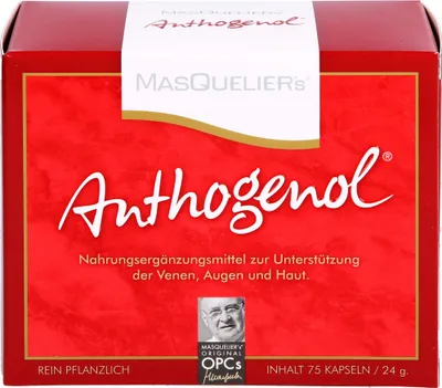 Zdjęcie produktu dla MASQUELIER's Original OPCs Anthogenol Capsules, 75 kapsułek