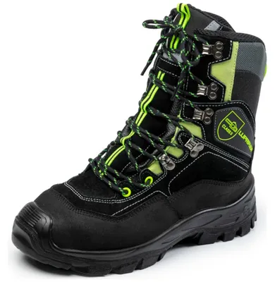 Produktbild von Lupriflex Schnittschutzstiefel 3-640 Class 3 Sportive Hunter wasserdicht S3 SRC DGUV Gr. 45 schwarz