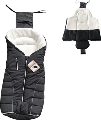 Produktbild von Cangaroo Fußsack Snuggle Kinderwagen innen Fleece, wasserdicht Reißverschluss