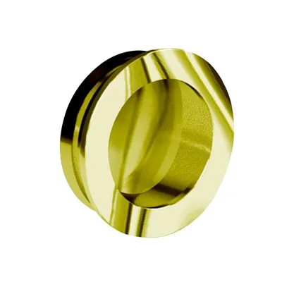 Produktbild von Muschelgriff rund, Metall, 35 mm, gold