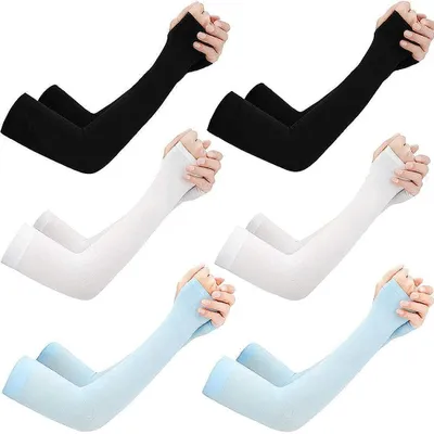 Produktbild von Arm Sleeves UV-Sonnenschutz Armmanschetten Finger Tattoo Cover