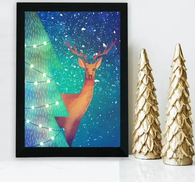Image de Wallity, SC81260- CRM1343, Coloured, Canvas prints, 24 x 29 cm, 100% MDF (épaisseur : 2 cm)