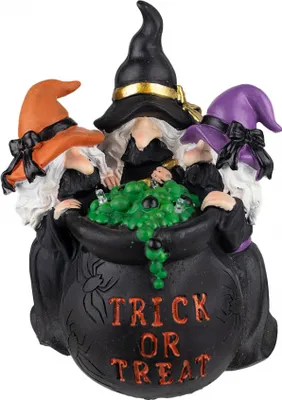 Produktbild von 3 Trick or Treat Hexen am Hexenkessel 25cm