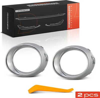 Immagine prodotto di Frankberg 2x modanatura paraurti anteriore per Mercedes-Benz Classe GLK X204 2.1L 3.0L 3.5L 2008-2015