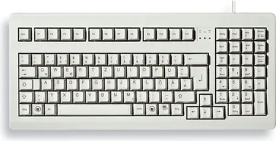 Produktbild von CHERRY G80-1800 COMPACT KEYBOARD, Kabelgebunden, Hell Grau. PS2/USB (QWERTZ - DE)