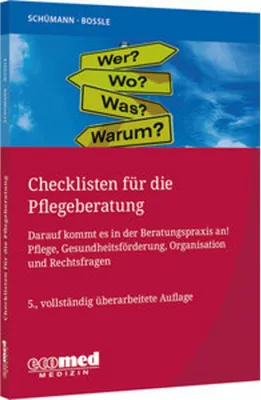 Produktbild von Checklisten für die Pflegeberatung