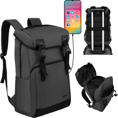 Produktbild von PTN 77713-6715 Grauer Rucksack