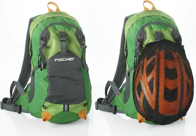 Produktbild von FISCHER Fahrrad- Rucksack mit Helmnetz grün