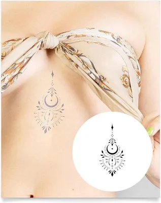 Produktbild von Tattoo Semi-Permanent Waterproof 4 x 4 Zoll - Hält 1-2 Wochen, Leicht zu Anwendend
