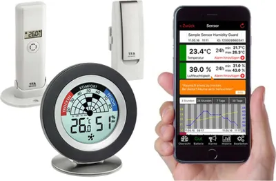 Immagine prodotto di TFA-Dostmann WeatherHub Smart-Home-Umgebungssensor (31.4008.02)