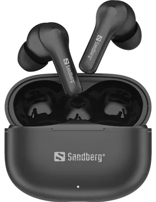 Produktbild von Sandberg 126-51, True Wireless Stereo (TWS), Musik/Alltag, 20 - 20000 Hz, 40 g, Kopfhörer, Schwarz