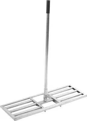 Produktbild von 77 * 25,4 * 167 cm - Nerezový nivelační přístroj s teleskopickou dlouhou rukojetí - Zahradní nářadí pro zarovnávání trávníků