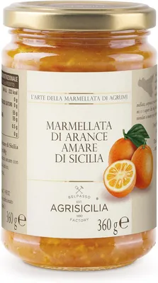 Zdjęcie produktu dla Konfitura z gorzkich pomarańczy 360 g Agrisicilia