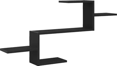 Obrázok produktu pre vidaXL Nástenná polica čierna dub 104x15x49 cm materiál na báze dreva