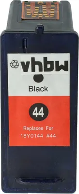 Produktbild von vhbw Tintenpatrone Schwarz kompatibel mit Lexmark X7675, X9350, X9575, Z1520 Drucker (wiederaufgefüllt, 18ml)