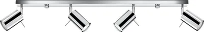 Produktbild von Deckenleuchte RING 4L chrom 4xGU10 10W Stahl 16x6x80cm Sollux Lighting