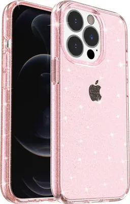 Produktbild von iPhone 15 Pro Max Hülle - Coverup Glitzer TPU Back Cover - Roségold