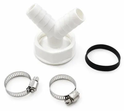 Y-Abflussadapter für Waschmaschine und Geschirrspüler, 1 1/2